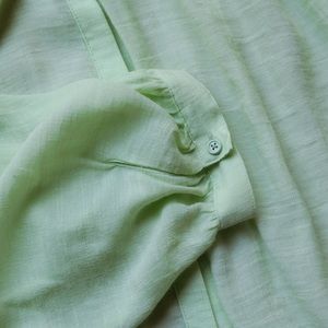 Maeve Sheer green blouse